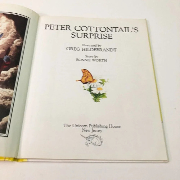 Vtg Peter Cottontails Surprise Greg Hildebrandt Book - Picture 9 of 16